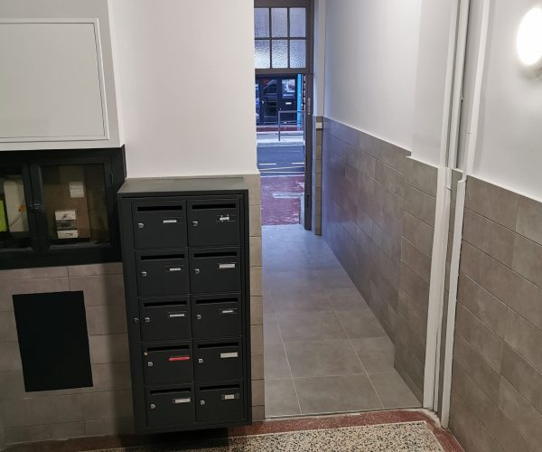 Rénovation cage d'escalier immeuble gare Metz